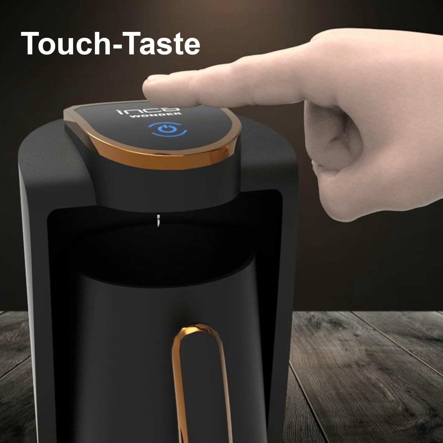 Cafetieră turcească Inca | Türk Kahve Makinesi | 250ml (1-4 cești) | 400W | IKM-01 | Protecție împotriva revărsării și fierberii fără apă | Placă de încălzire din oțel inoxidabil | Oprire automată | Pentru o cafea turcească perfectă