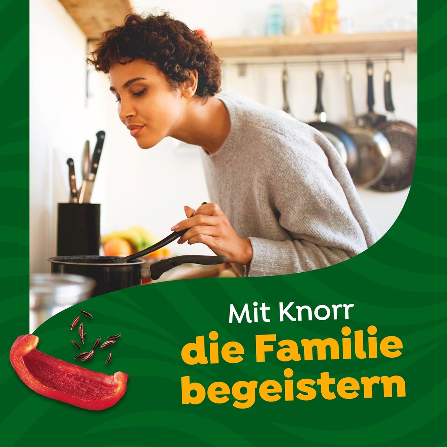 Knorr Fix Würzmischung Paprika-Gulasch für eine leckeres Fleischgericht mit natürlichen Zutaten 4 Portionen