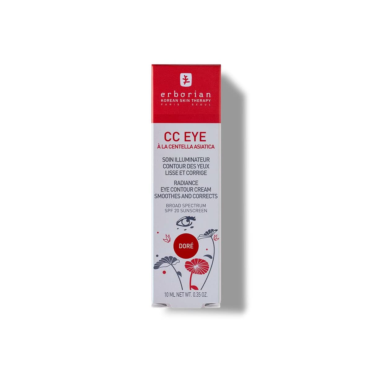 Erborian - CC Eye Cream Gold cu Centella Asiatica - Corector de contur al ochilor Cosmetice si Infrumusetare Naty Shop