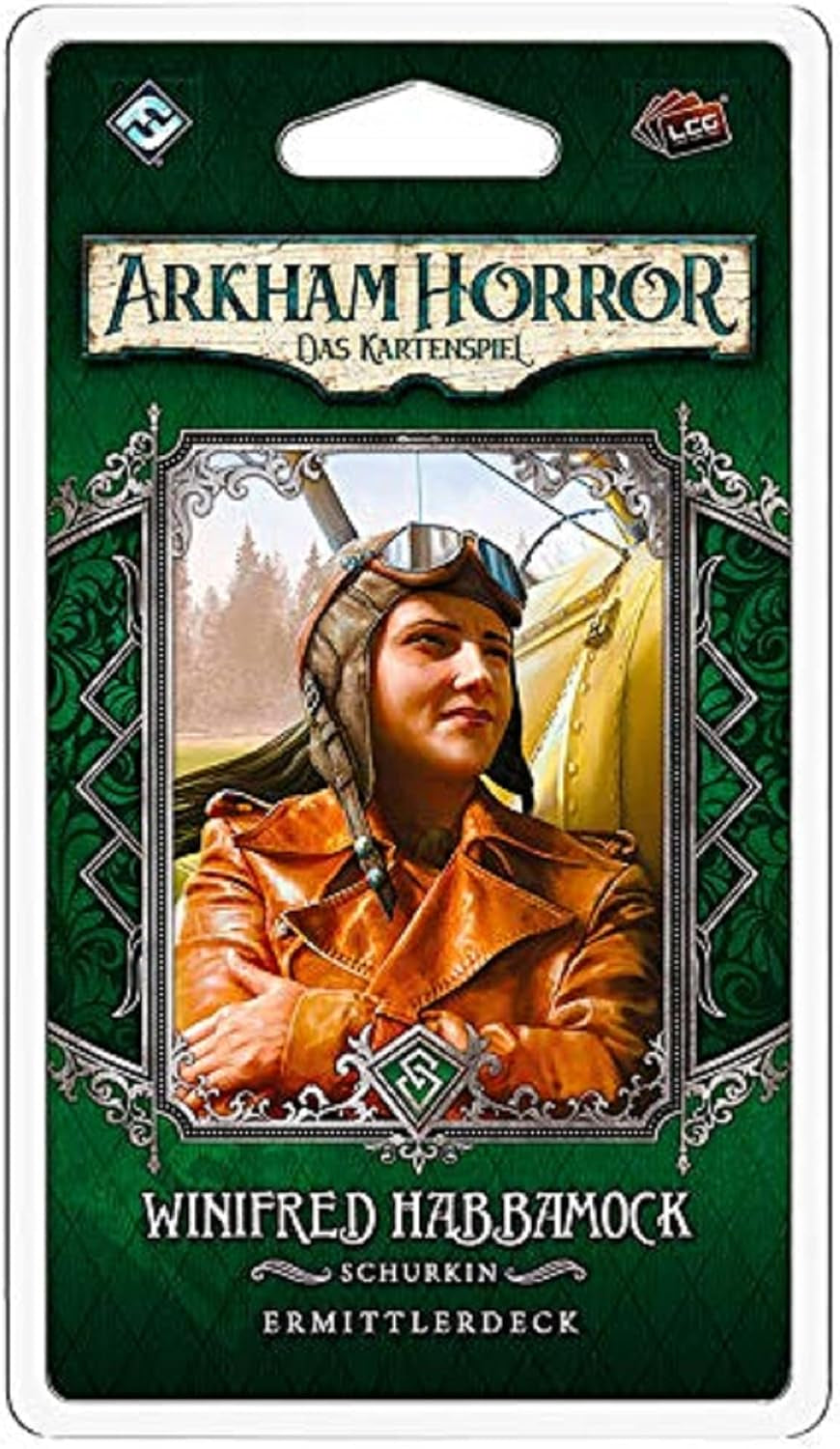 Fantasy Flight Games, Arkham Horror: LCG, Joc de bază, Joc pentru experți, Joc de cărți, 1-4 jucători, Vârste 14+, 45+ minute, Germană, Multicolor, Colorat