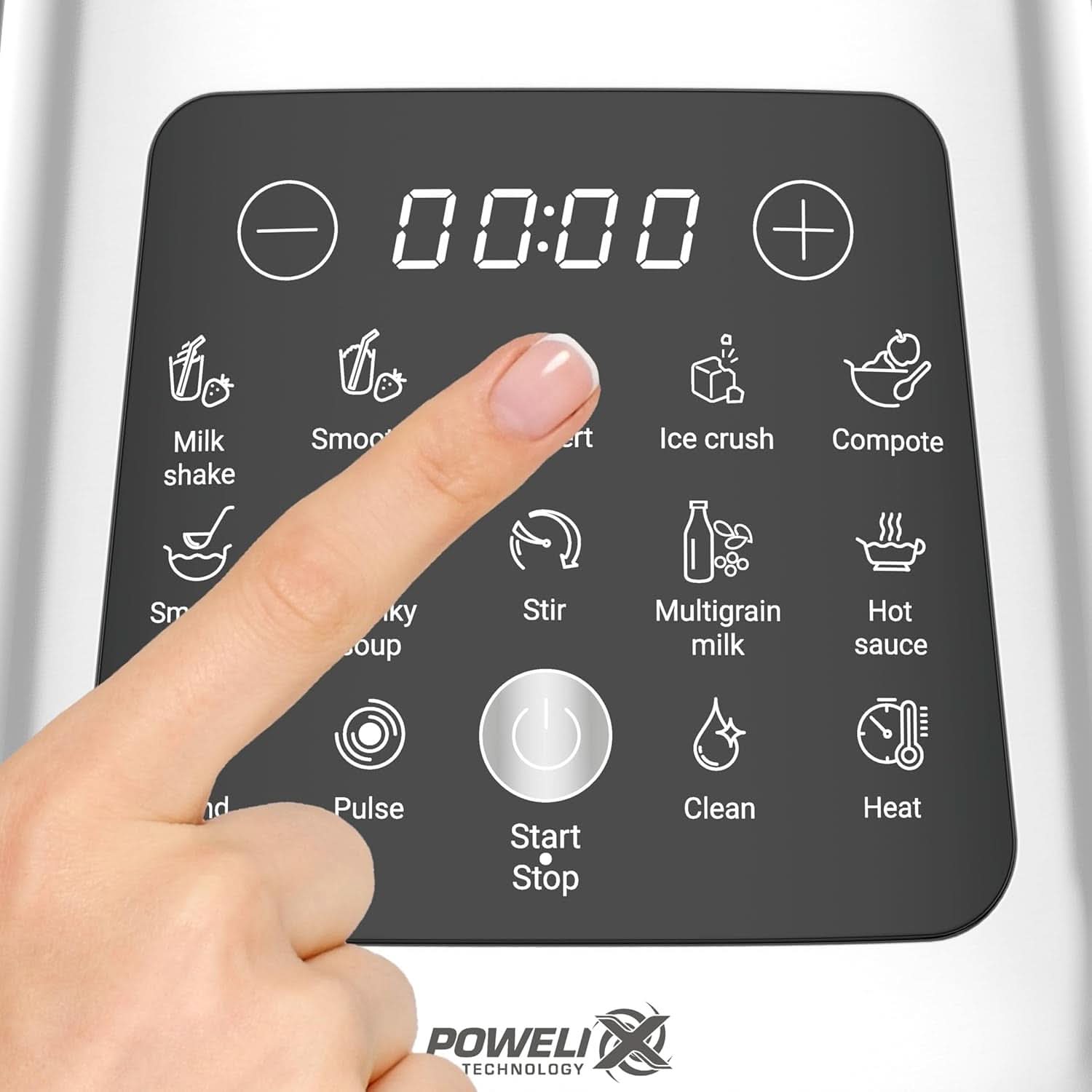 Tefal Perfectmix Cook Hochgeschwindigkeits-Standmixer, Mit Kochfunktion, 10 Auto-Programme, Heiße Und Kalte Rezepte, Abnehmbare Klingen, Inkl. Dampfkorb, Silber/Schwarz, BL83SD30 Bucatarie Naty Shop