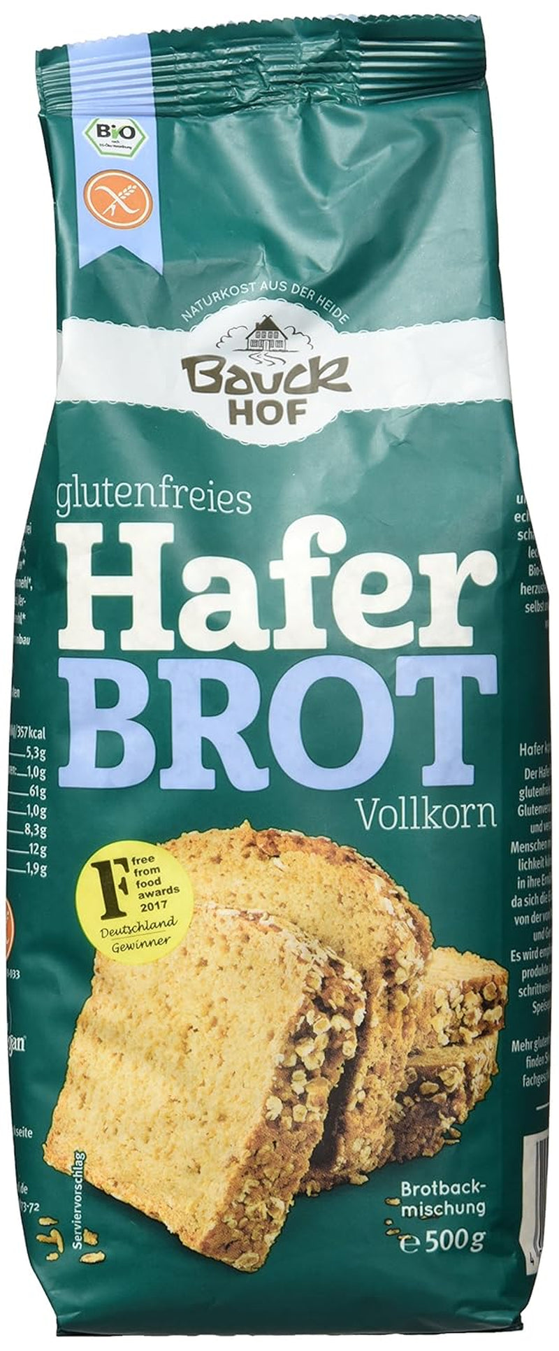 Bio Haferbrot Brotbackmischung, 500 G Naty Shop 500 G (1Er Pack)
