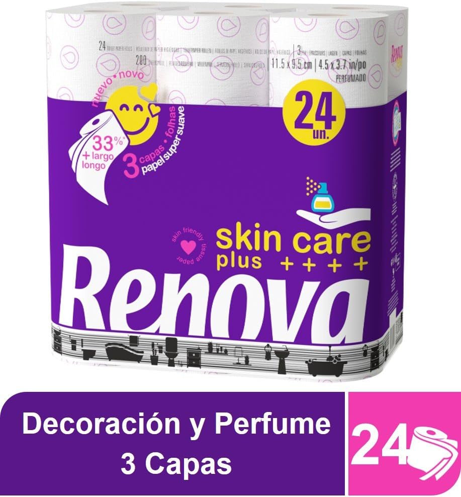 Hârtie igienică Renova parfumată - 24 role