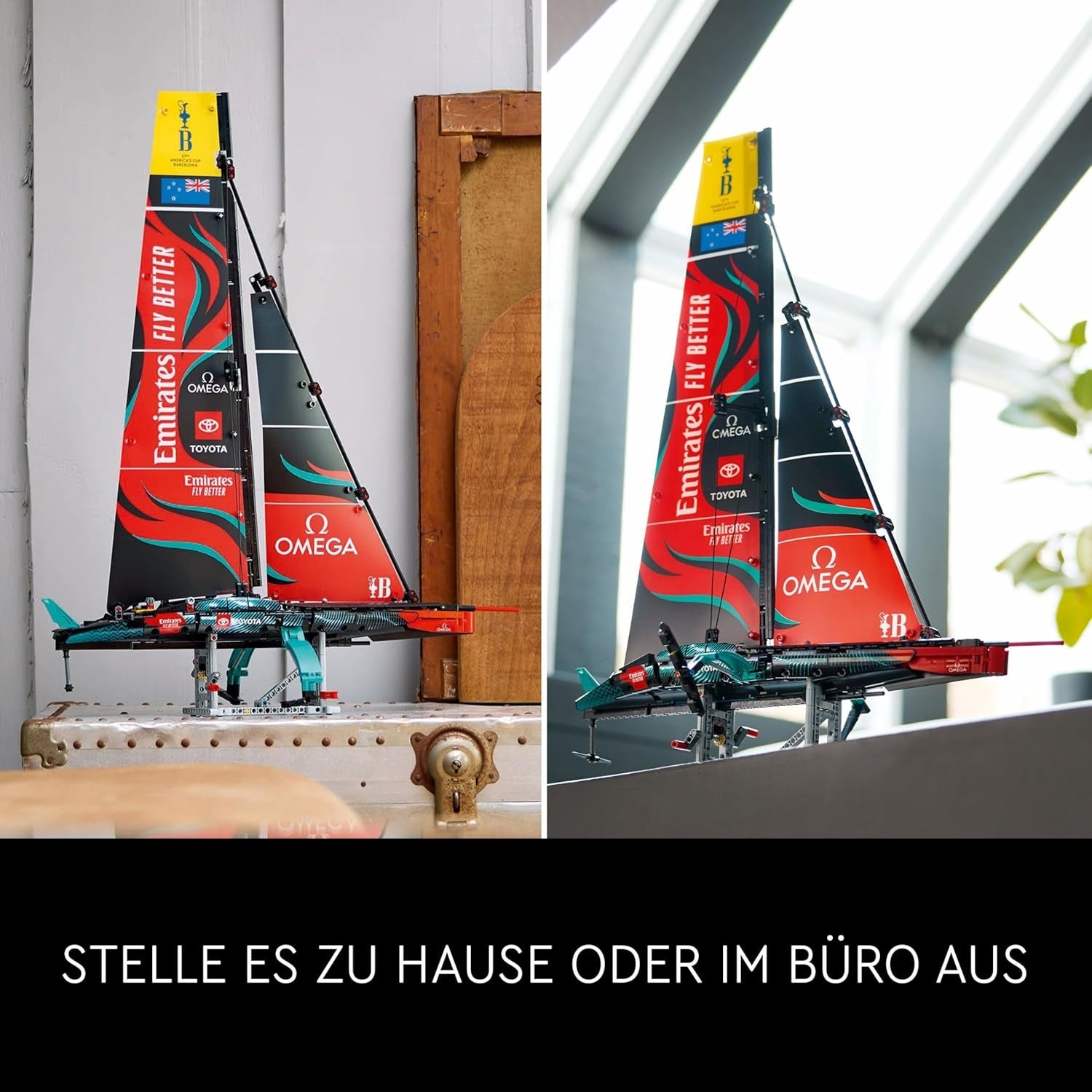 LEGO Technic Emirates Team New Zealand AC75 Rennjacht, Bauset mit Segelboot für Erwachsene, Geschenk für Männer und Frauen, kreative und entspannende Aktivität 42174