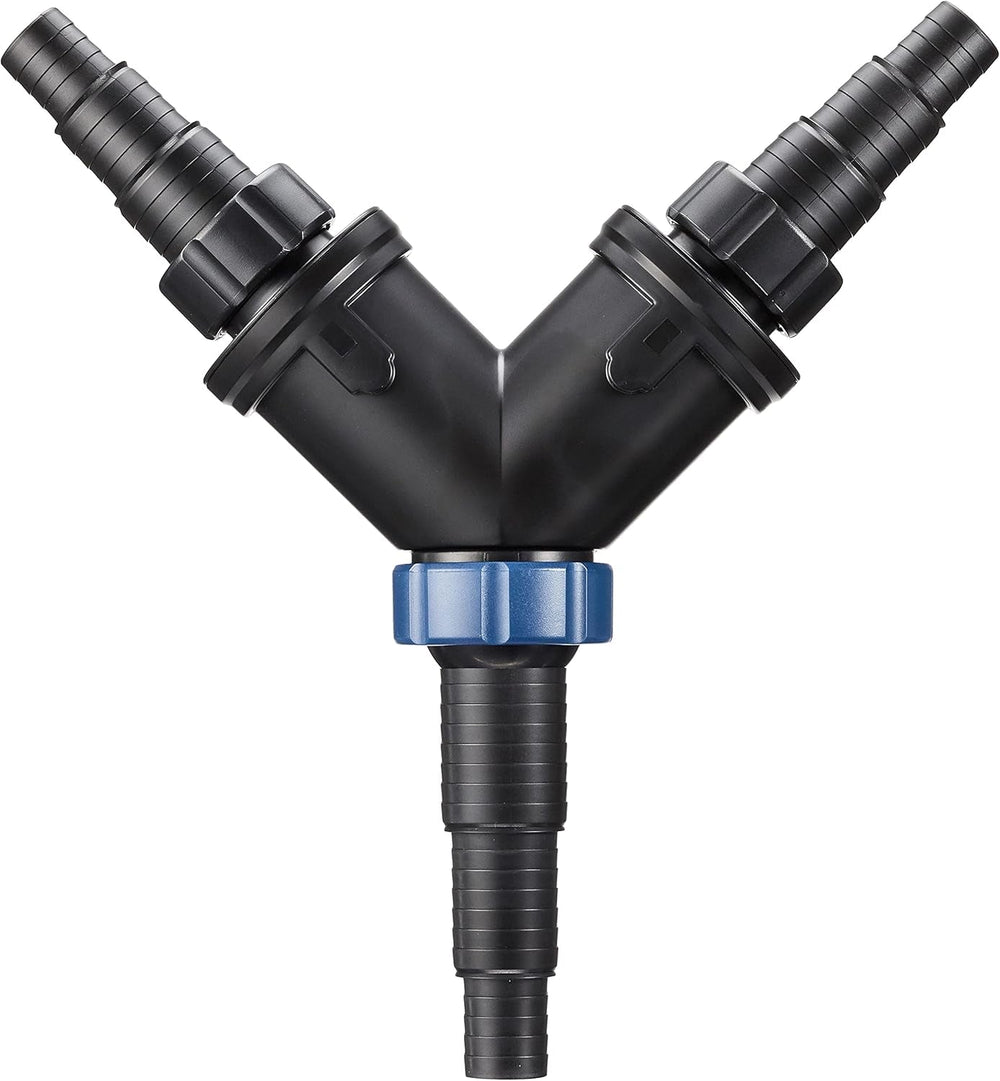 OASE 56668 Distribuitor în Y 1 1/2 inch, negru - Distribuitor de apă, accesoriu pentru racorduri universale în trepte, distribuitor, accesoriu pompă