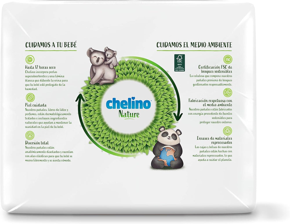 Scutec pentru copii Nature, mărimea 6 (17-28 kg), 162 scutece