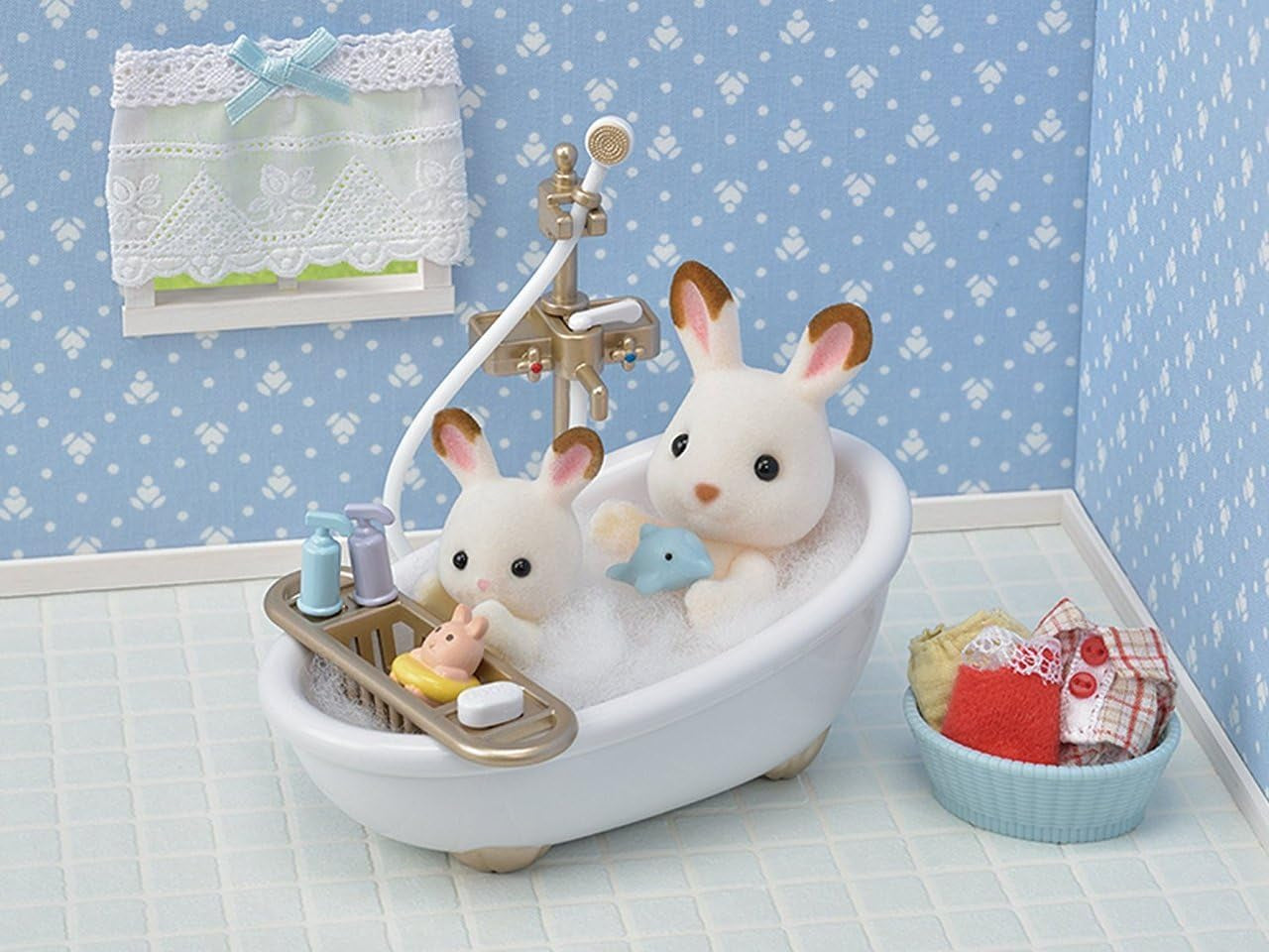 Sylvanian Families 5286 Baie în stil rustic - Mobilier pentru casă de păpuși