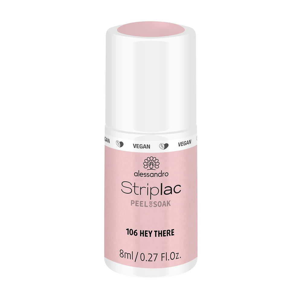 alessandro Striplac UV-Nagellack Flat White – Schonend und langanhaltend – Einfache Entfernung dank Peel-Off-Technologie – Vegan und tierversuchsfrei – 8 ml