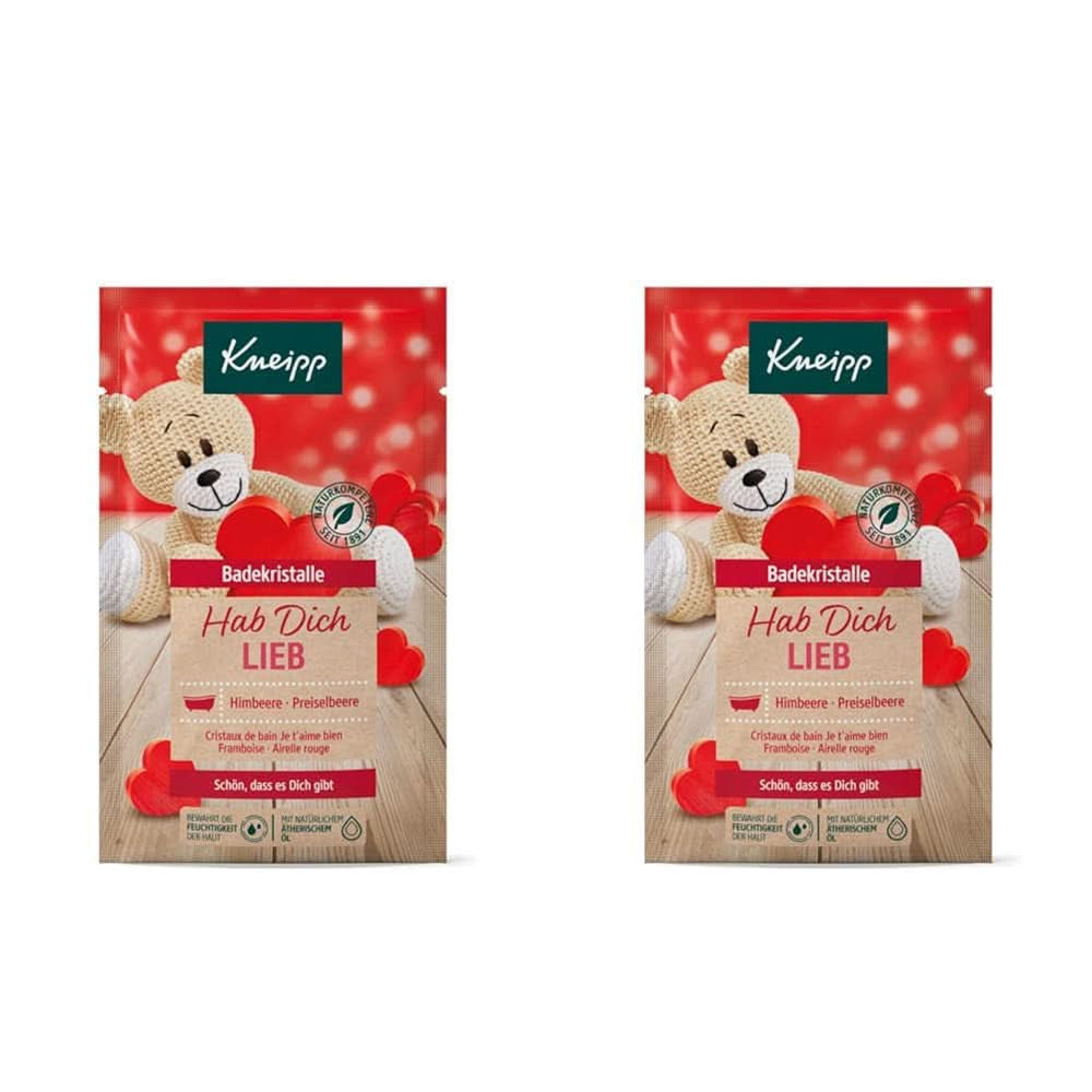 Kneipp, sare de baie, zmeură și merișoare, 60 grame Duș și baie Naty Shop 2 bucati x 60 grame Fructate