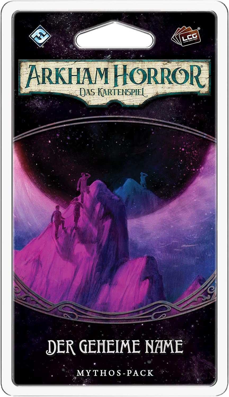 Fantasy Flight Games, Arkham Horror: LCG, Joc de bază, Joc pentru experți, Joc de cărți, 1-4 jucători, Vârste 14+, 45+ minute, Germană, Multicolor, Colorat