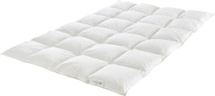 Badenia Trendline Eco plapumă caldă cu 90% puf și 10% pene clasa I, 135 X 200 cm, alb, certificat Öko-Tex, produs în conformitate cu standardul de calitate german Plapumi si pilote Naty Shop