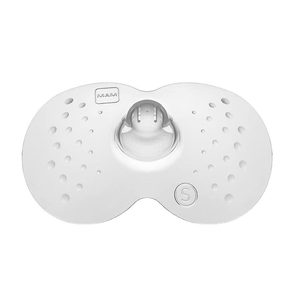 MAM Stillhütchen Größe S (Ø 17 Mm) Im 2Er-Set, Extra Weiche Brusthütchen Zum Schutz Beim Stillen, Brustwarzenschutz Für Maximalen Hautkontakt Zwischen Mutter Und Kind Accesorii Hrana si Alaptare Bebe Naty Shop
