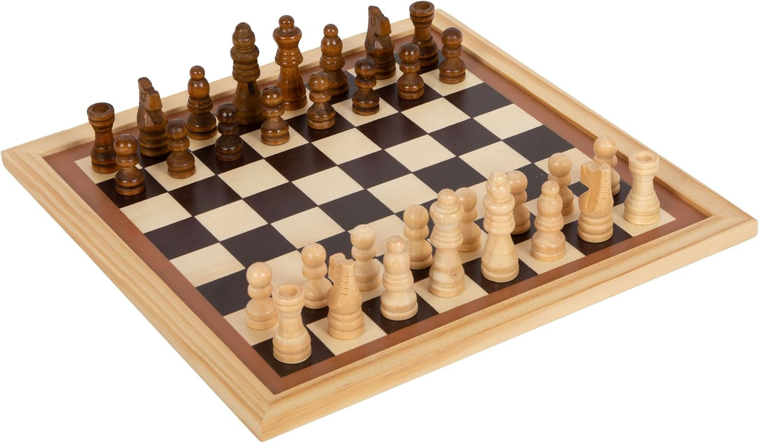 Colecția de jocuri Small Foot, 7 jocuri clasice din lemn, jocuri de societate pentru întreaga familie, pentru copii de la 6 ani în sus, 12322