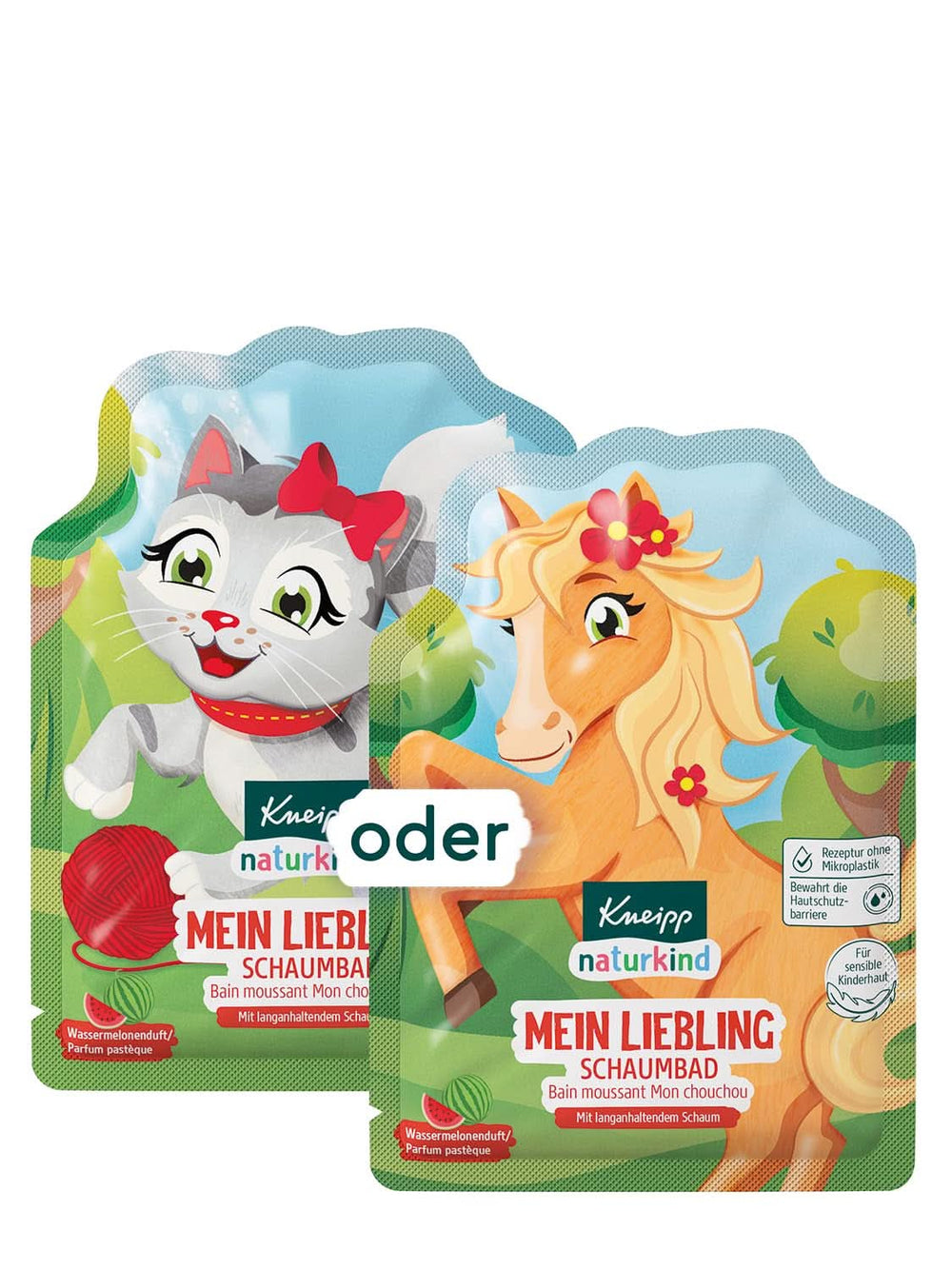 Kneipp Naturkind, aditiv de baie cu ulei de jojoba hrănitor și extract natural de afine, aromă de afine fructate, apă albastră, 40 ml Duș și baie Naty Shop Pepene roșu