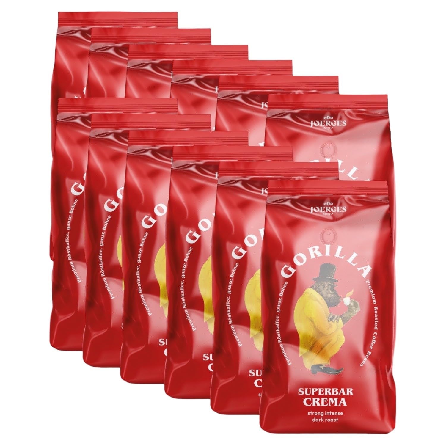Gorilla Espresso Super Bar Crema 12 x 1kg, cafea boabe