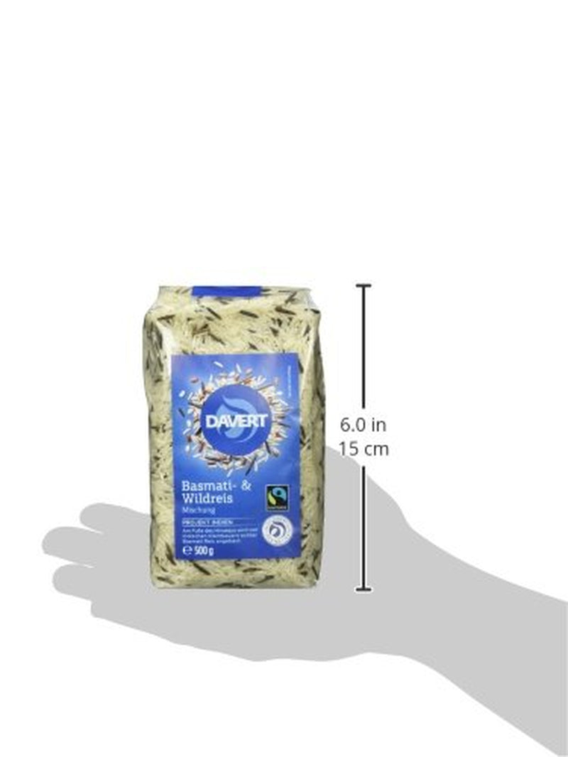 Amestec de orez Davert Basmati și sălbatic, organic, 500g