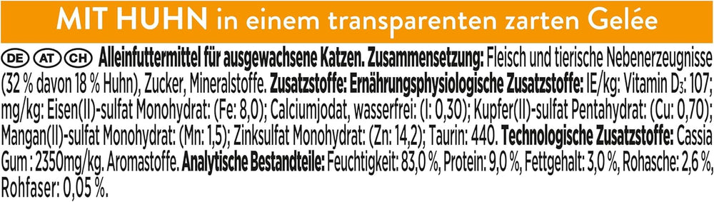 Revelations, Katzenfutter nass in Gelée, mit Huhn, 24er Pack (24 x 57g)