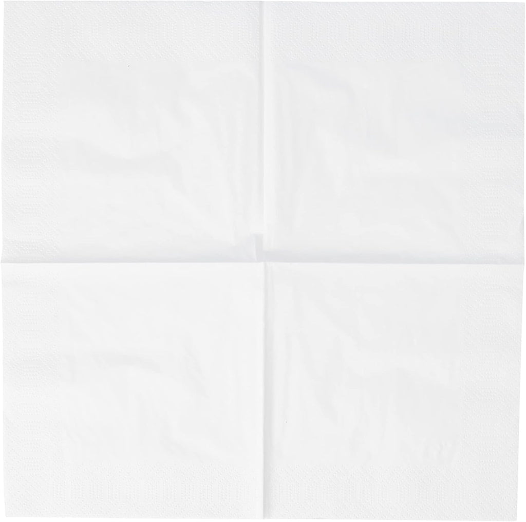 Șervețel, hârtie, alb, 33 cm, 250