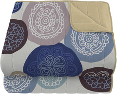 Lenjerie de pat italiană Fantasy, microfibră, pentru vară, 1,5 paturi, Murrine Plapumi si pilote Naty Shop