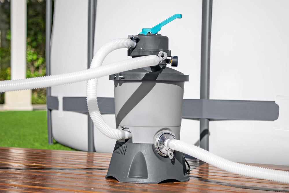 Bestway 58515-7 Pompă cu filtru de nisip, 3.596 l, Gri