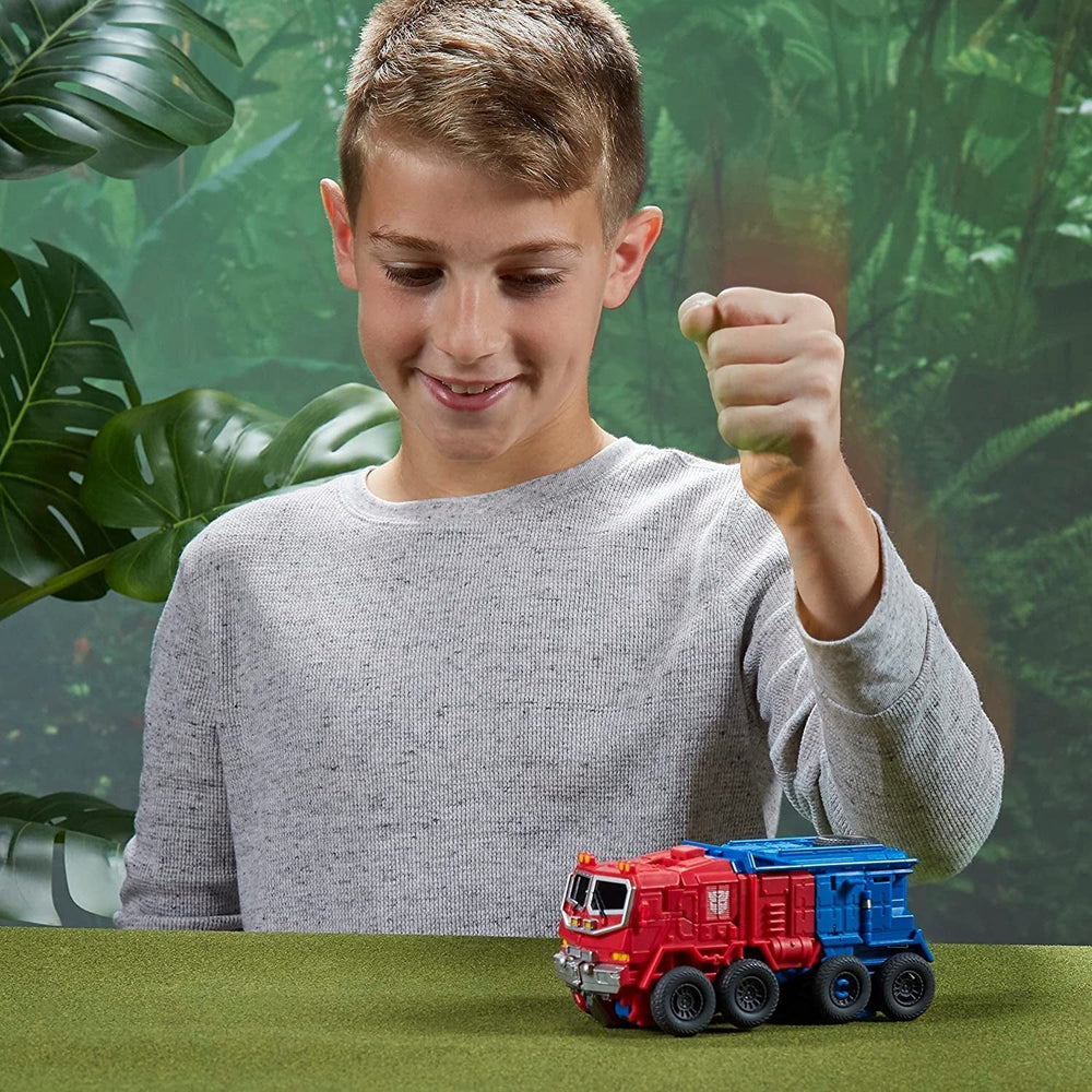 Jucarii Transformers pentru filmul Rise of the Beasts, Smash Changer Optimus Prime figura din 6, 22.5 cm Action figures Naty Shop