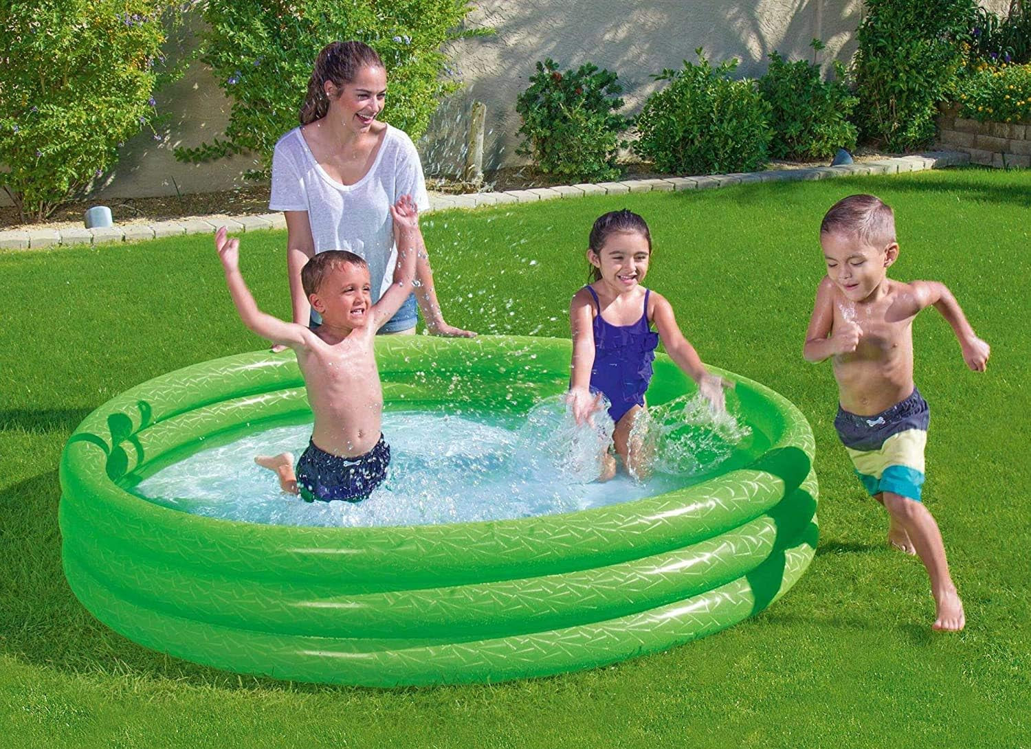 Piscină pentru copii Bestway Classic, culori asortate, 51027-17 183 x 183 x 33 cm, multicoloră