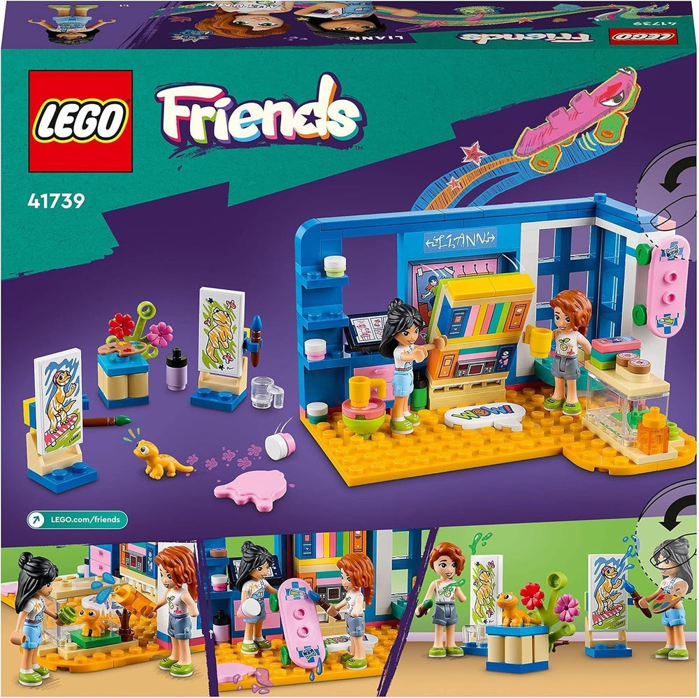 LEGO 41739 Friends Camera lui Liann, mini jucărie cu tematică artistică, cadou mic de colecție cu mini păpuși Liann, Autumn și Pet din seria 2023 Seturi de constructie Besuche den LEGO-Store