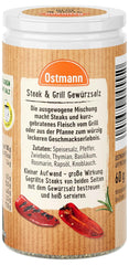 Ostmann Gewürze – Steak & Grill Gewürzsalz, leckeres Gewürzsalz zum Grillen & Anbraten von würzigen Steaks, ideal auch für Grillgerichte ohne Fleisch, 60 g