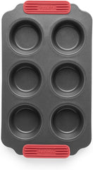 Lékué Muffin-Backform, Antihaftbeschichtet, Metall, 6 Mulden Matrite si tavi pentru copt Naty Shop