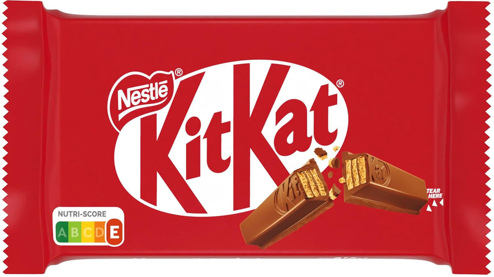 Batoane de ciocolată Nestlé KitKat Classic, batoane crocante cu ciocolată cu lapte și napolitană crocantă, pachet de 24 (24 x 41,5 g)