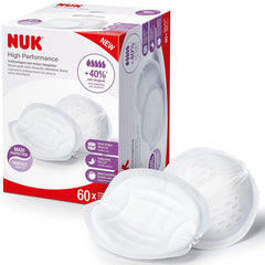 NUK High-Performance Einweg-Stilleinlagen Mit Sofort-Saugvlies | Einlagen Zum Stillen | Einzelverpackung | +40% Mehr Saugkraft | 60 Stück Accesorii Hrana si Alaptare Bebe Naty Shop 60 Stück High Performance