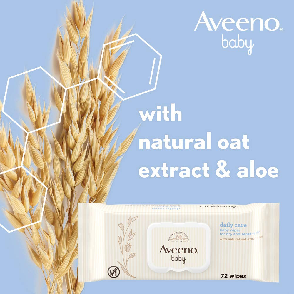 Șervețele umede pentru îngrijire zilnică, curăță delicat și eficient pielea sensibilă, produse esențiale pentru bebeluși, albe, 12 bucăți (864 de șervețele în total)