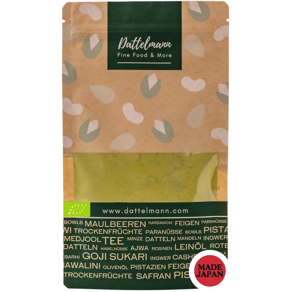 DATTELMANN® - Ceai Matcha organic pudră 100 g – Original din Japonia