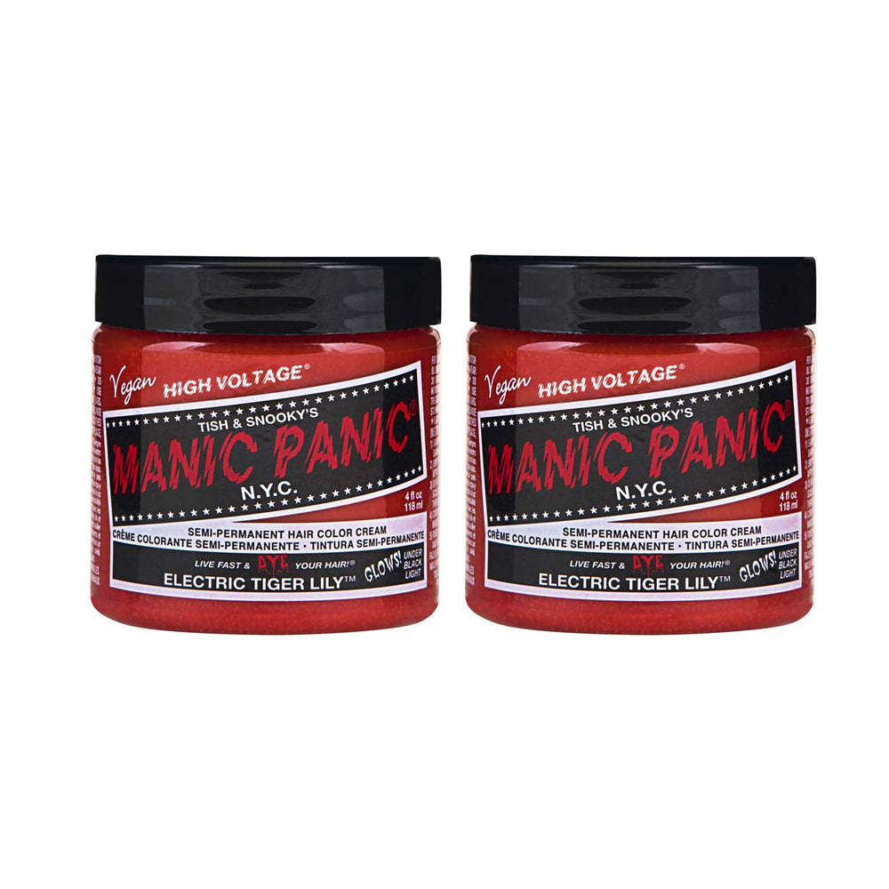 Manic Panic Electric Lizard Classic Cream, vegan, fără cruzime, vopsea de păr verde semipermanentă 118ml
