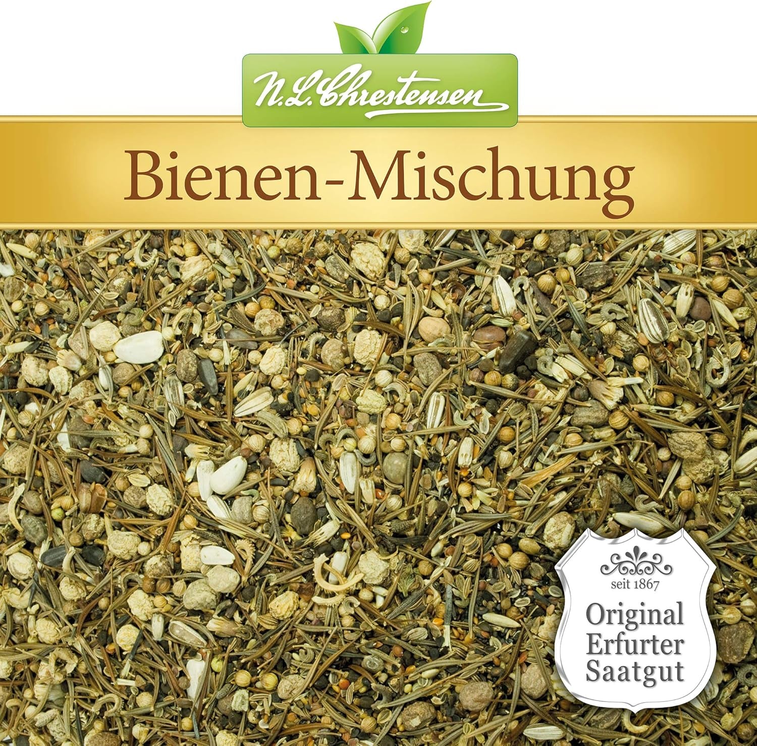 Găleată mare NLChrestensen - Un paradis pentru toate insectele, pășune pentru albine, amestec de semințe de flori prietenos cu albinele, multicoloră