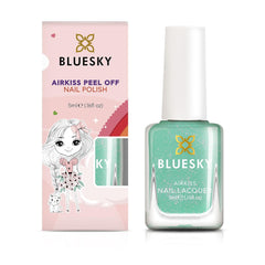 Oja pentru unghii Bluesky Kids - Turquoise Splash, Verde turcoaz. Oja ușor de decojit, non-toxică, pe bază de apă, fără planare, pentru copii, 5ml