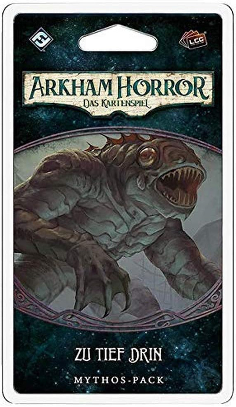 Fantasy Flight Games, Arkham Horror: LCG, Joc de bază, Joc pentru experți, Joc de cărți, 1-4 jucători, Vârste 14+, 45+ minute, Germană, Multicolor, Colorat