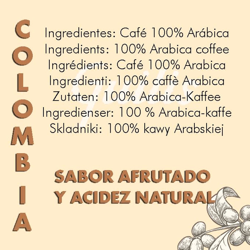 CAFES GUILIS DESDE 1928 AMANTES DEL CAFÉ- Kaffeebohnen Arabica Finca Mocatan kolumbien 2 kg
