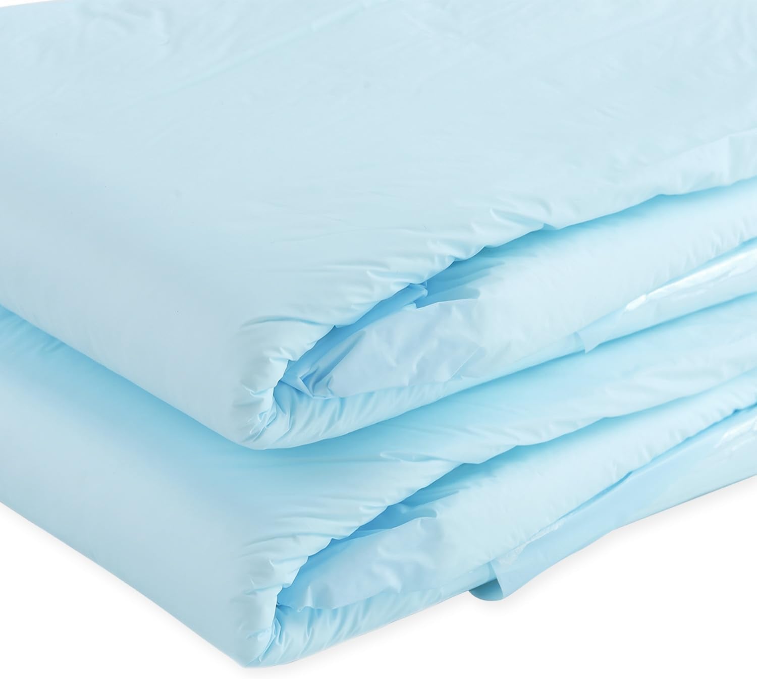 Scutece pentru adulți CutiePlusU, pachet de 10 chiloți de incontinență de unică folosință cu bucle pentru femei și bărbați, absorbție maximă peste noapte - Albastru (mărime mare 94-119 cm)