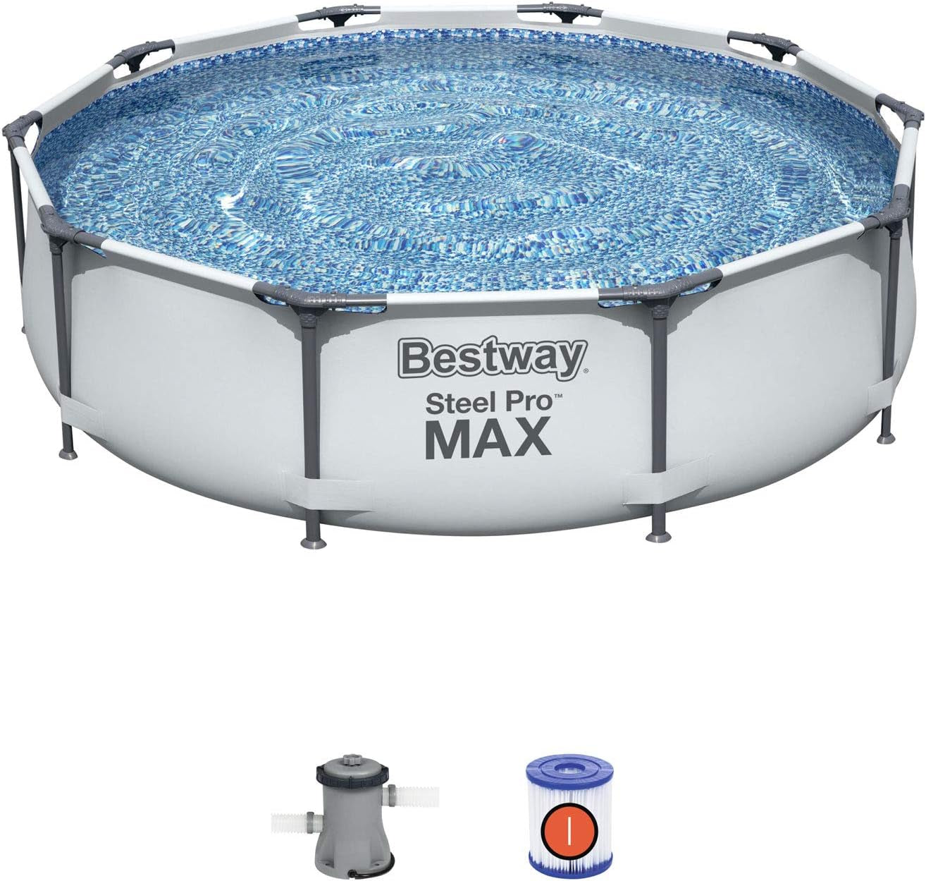 Pompă de filtrare Steel PRO MAX pentru piscină cm.305X76 LT.4678