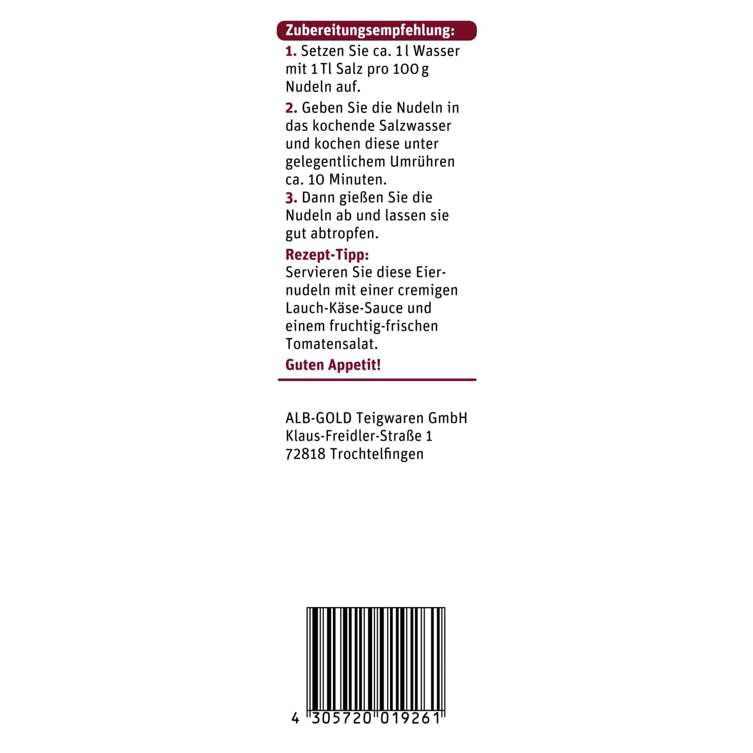 tegut... Tăiței din ou Waves - Tăiței panglică, 1 x 500 g