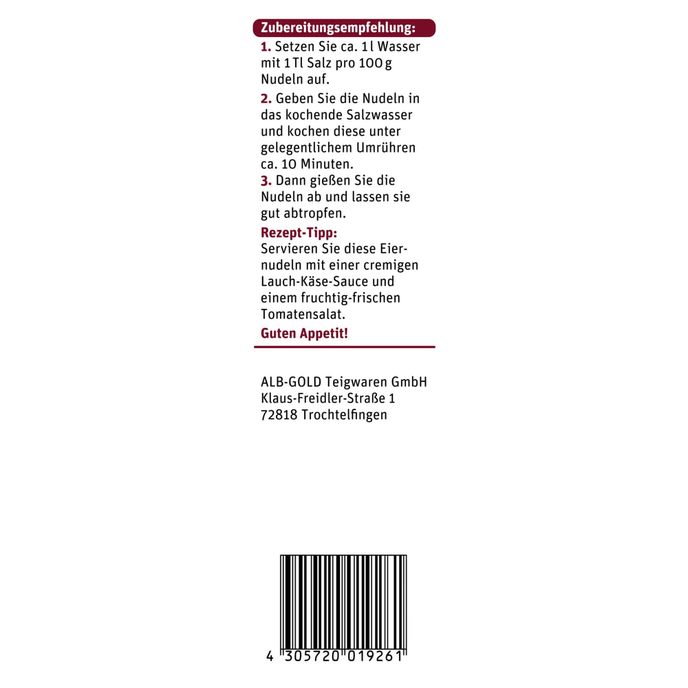 tegut... Tăiței din ou Waves - Tăiței panglică, 1 x 500 g