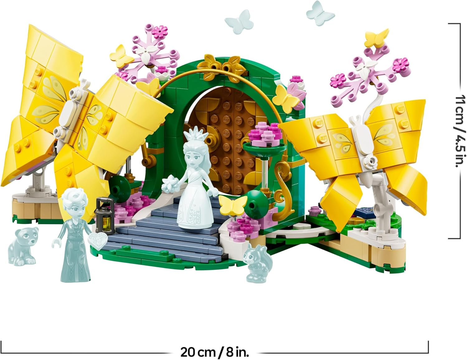 LEGO Wicked Glindas Hochzeitstag - Kreatives Spielzeug mit 2 Minifiguren & 2 beweglichen Schmetterlingsfiguren mit Zubehör - Kinder Geschenk für Mädchen, Jungen & Filmfans ab 8 Jahren - 75688