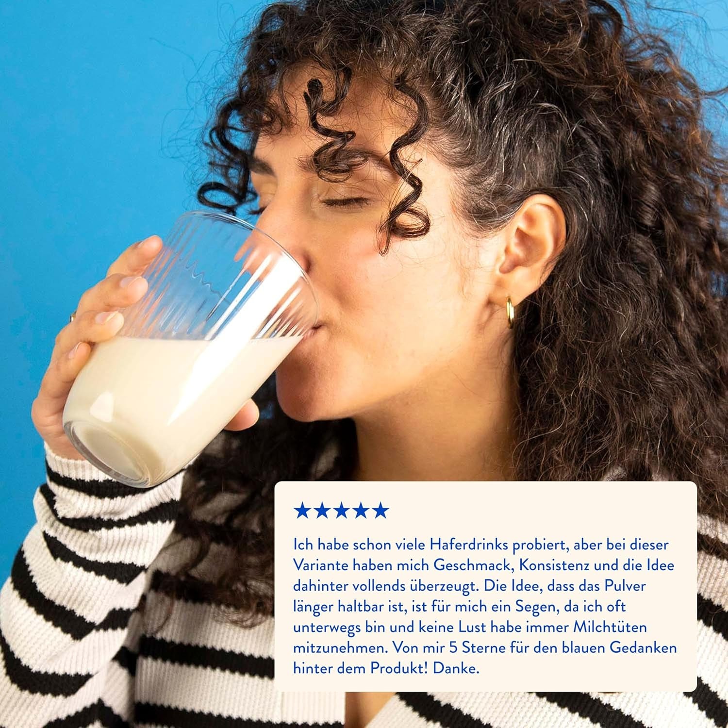 Blue Farm Pure Oat Base für bis zu 8 Liter Haferdrink zum Selbermischen – 100% beste Bio-Qualität – 100% vegan, laktosefrei & glutenfrei – 90% weniger Verpackungsmüll