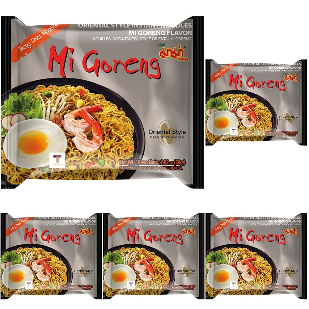 Tăiței instant Mama Mi Goreng 80 g, pachet de 20 (20 x 80 g)