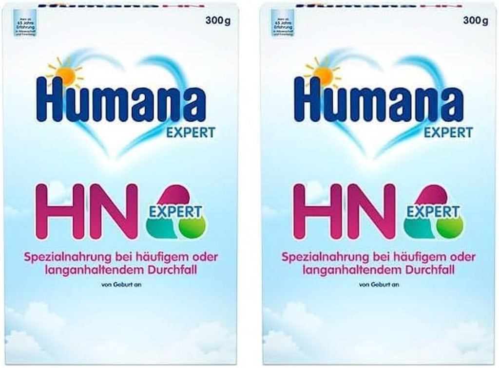 Humana HN Expert, de la nastere, hrana speciala pentru diaree frecventa sau de lunga durata, sustine normalizarea modelului scaunului, cu banana, 300 g Naty Shop