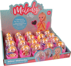 - 20er Pack Eier mit Mini-Puppe -  Fashion - Mannequin Puppe - 010982PA - Mehrfarbig - Kunststoff - Figur - Puppe - Kinderspielzeug - Geburtstag - Zubehör - Ab 3 Jahren