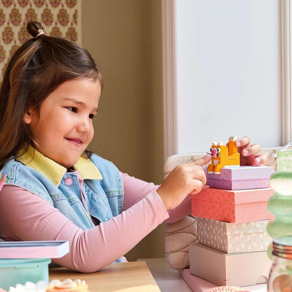 LEGO Classic Creative Fun Box, Cărămizi de construcție colorate pentru jocuri de rol imaginative, Set de construcție pentru începători, Jucării pentru fete și băieți de la 5 ani, Modele de reconstruit 11042 Seturi de constructie Besuche den LEGO-Store