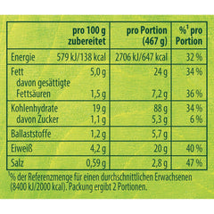 Knorr Fix Vegane Carbonara für eine leckere vegane Pasta ohne geschmacksverstärkende Zusatzstoffe 2 Portionen