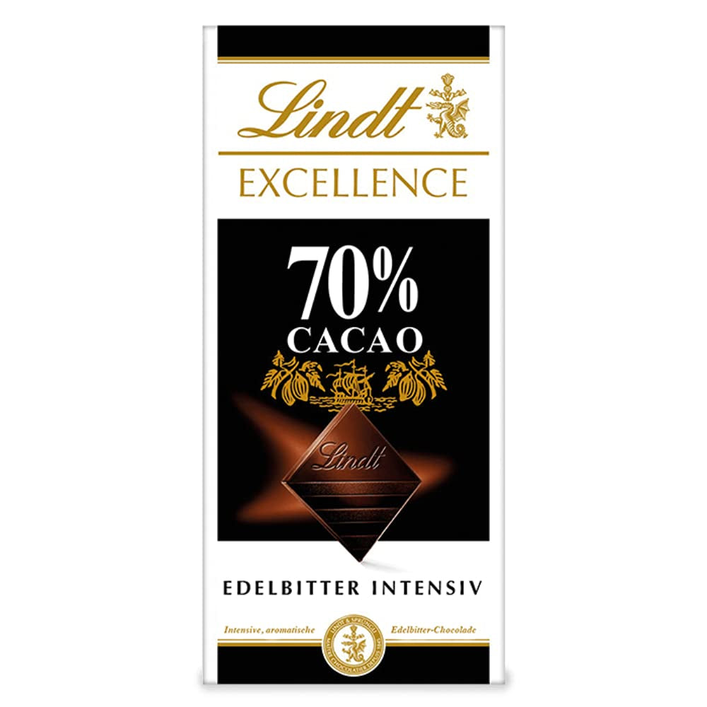 Lindt Ciocolată | Baton EXCELLENCE 85% Cacao | 100g | Ciocolată Extra Neagră | Baton de Ciocolată Vegană